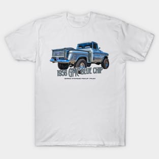 1956 GMC Blue Chip Series Stepside Pickup Truck T-Shirt